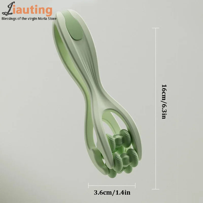 1Pcs 4 Rollers Finger Massager Mini Finger Joints Massager With Elastic Handle For Finger Blood Circulation & Muscle Relaxation