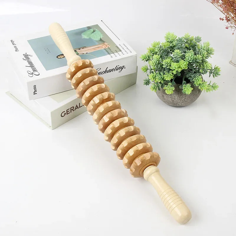 Wood Therapy Roller Massage Tools,Lymphatic Drainage,maderoterapia Colombiana,Cellulite Trigger Point Manual Muscle Release