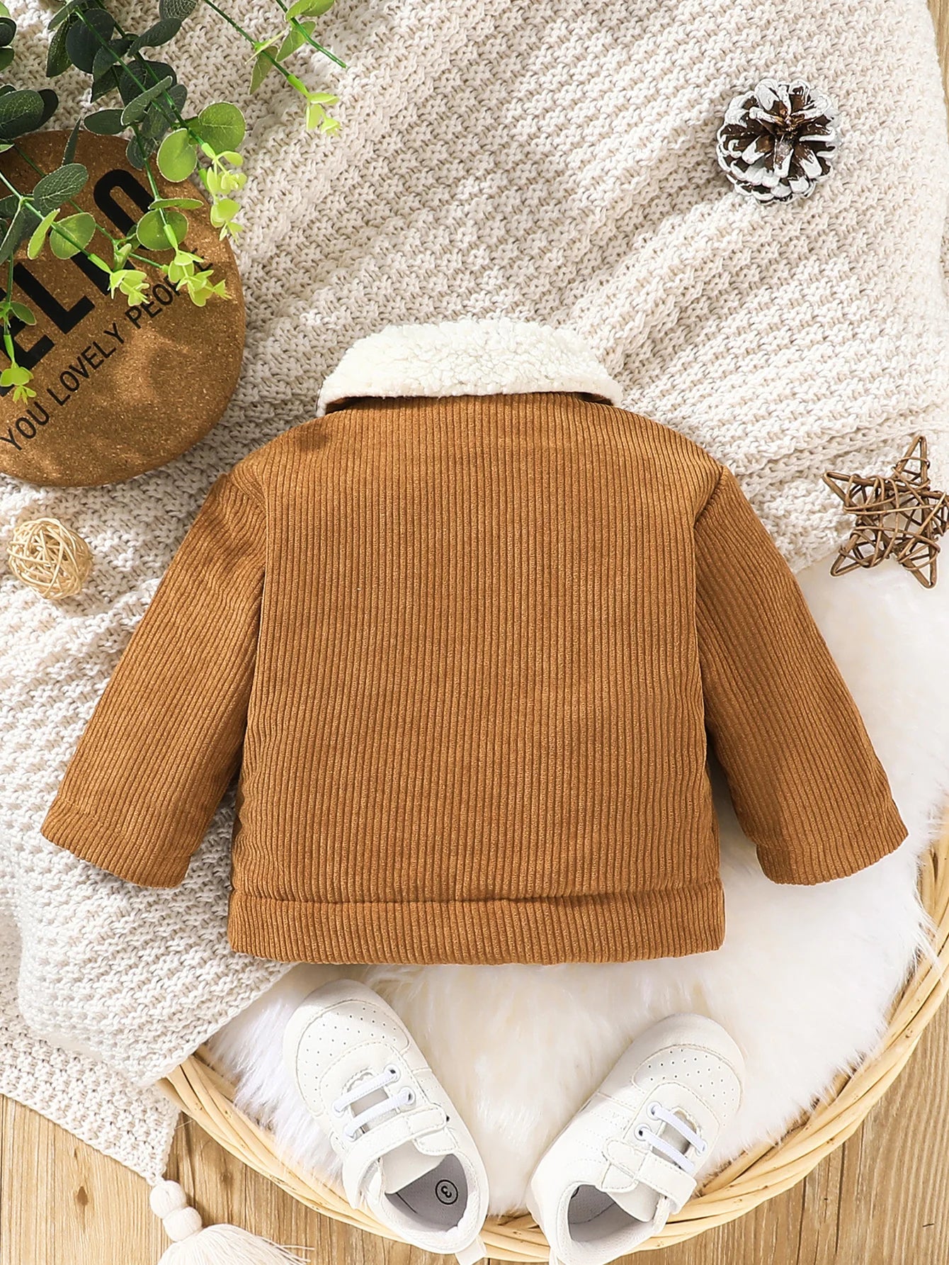 Warm Jacket Outwear For Newborn Baby Boy 0-3 Years old Casual Fashion Winter Cotton Coat Long Sleeve Toddler Kids Clothes