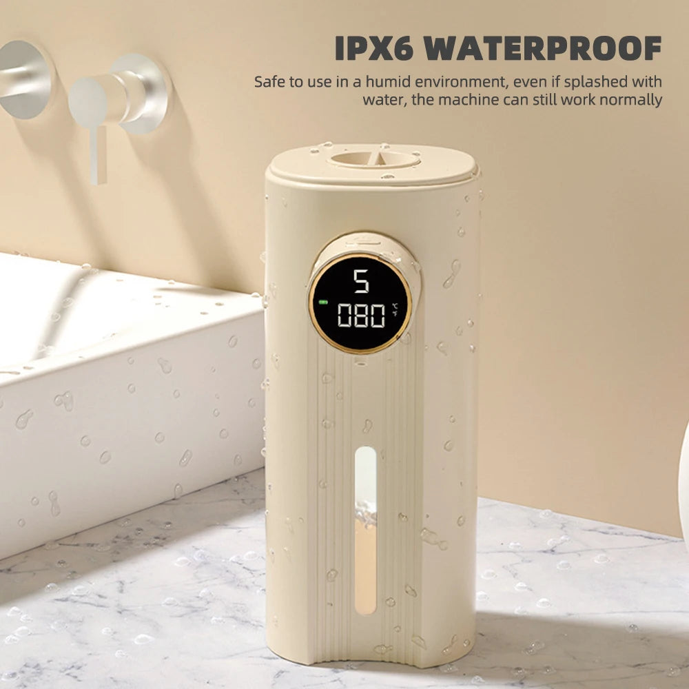 Xiaomi Digital Display Automatic Foam Soap Dispenser IPX6 Waterproof Smart Bathroom Bubble Dispenser with Sensor, Knob To Add Li