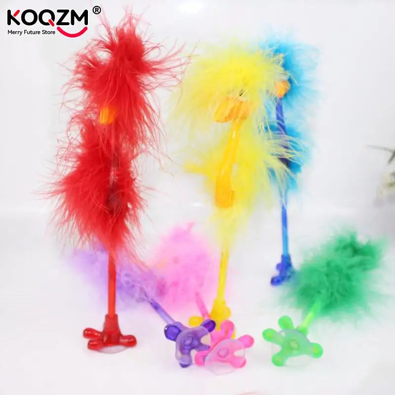 1PC 21cm Creative Pen Cartoon Plush Ostrich Ballpoint Pen Signature Pens Writing Tools Student Stationery School Supplies