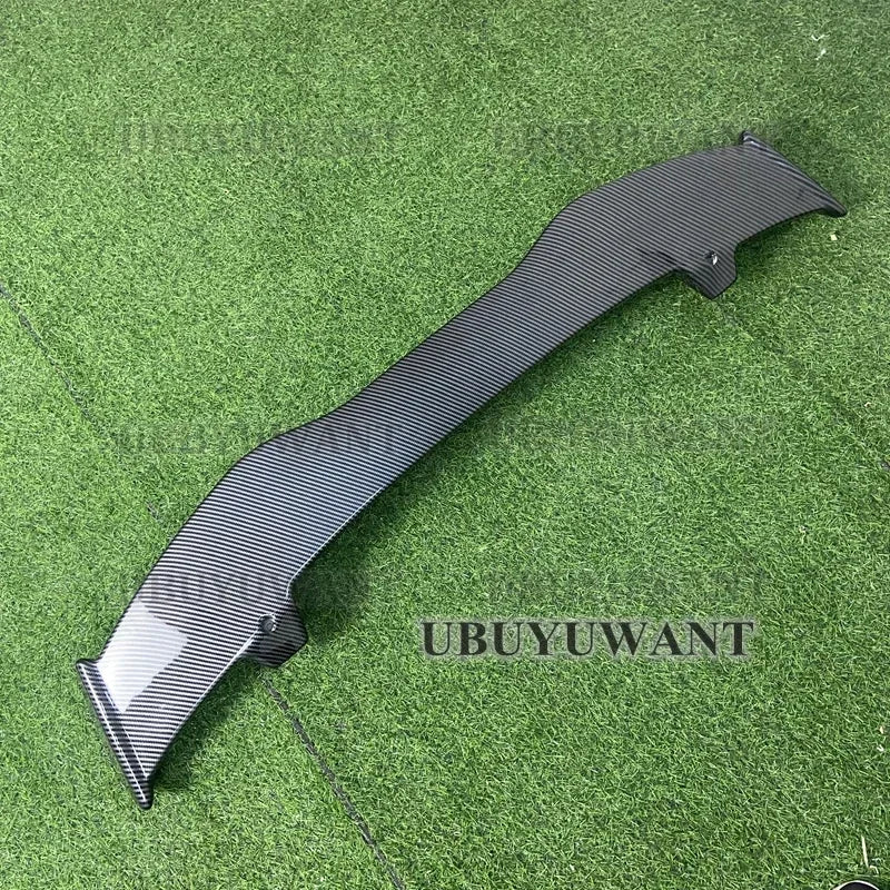 For Peugeot 206 207 208 308 Spoiler 2005 2006-2022 ABS Plastic Carbon Fiber Look Hatchback Roof Rear Wing Body Kit Accessories
