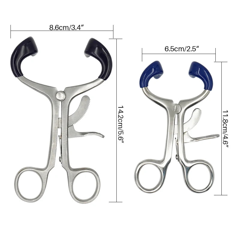 1pc Dental Mouth Retractor Orthodontic Opener Oral Stainless Steel Molt Scratch-Proof Surgical Instrument Gag Dentist Tools