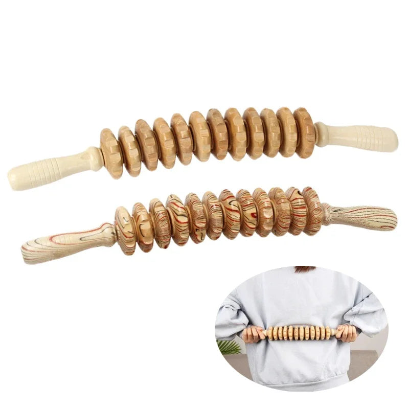 Wood Therapy Roller Massage Tools,Lymphatic Drainage,maderoterapia Colombiana,Cellulite Trigger Point Manual Muscle Release