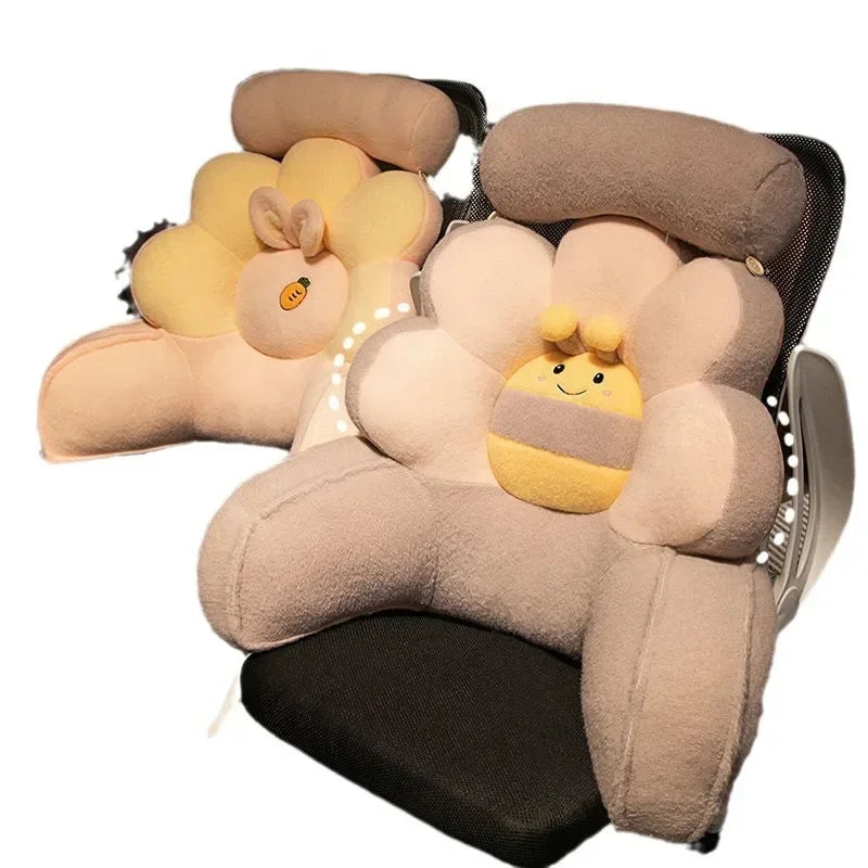 Bedside cushion pillow, office waist cushion, pillow, sleeping, reading, playing with mobile phone tools