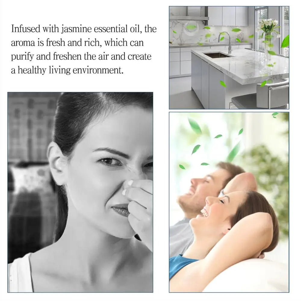 Jasmine Diffuser Natural Refreshing Jasmine Perfume Air Freshener 50ml Long-Lasting Fragrance, Aromatherapy Diffuser oil