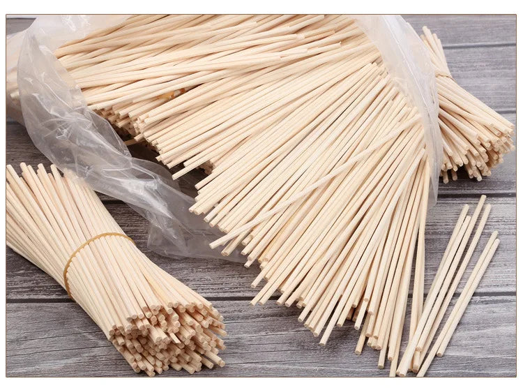 100pcs 3/4/5mm Aroma Diffuser Replacement Rattan Reed Sticks Air Freshener Aromatherapy Aroma Sticks Oil Diffuser Refill Sticks