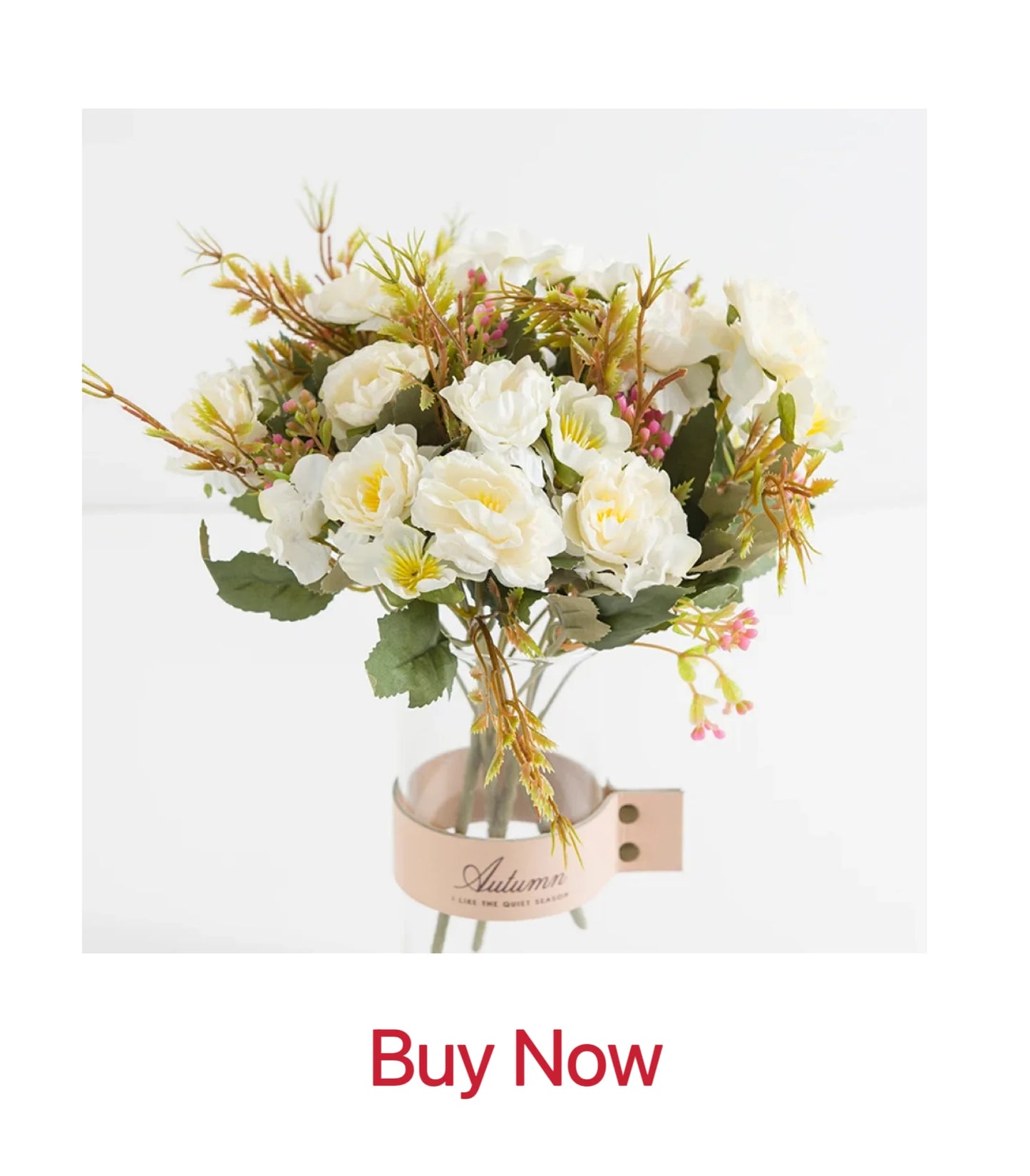 30CM Fake Roses Silk Peony Artificial Flowers Cheap New Year's Christmas Decorations Vase for Home Wedding Bridal Bouquet Indoor