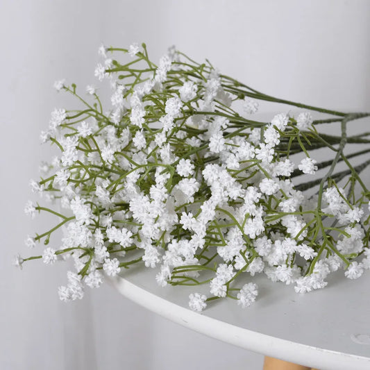 1Pc Simulation 3 Fork Gypsophila Home Wedding Decoration Floriculture Photography Landscape Fake Flower Props Party Decor