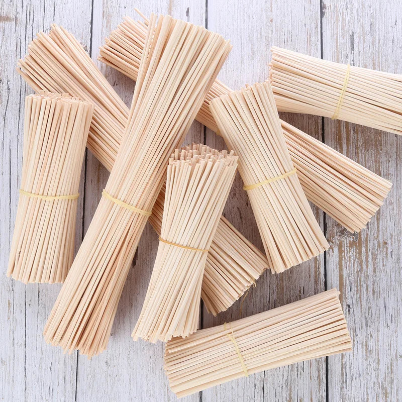 100pcs 3/4/5mm Aroma Diffuser Replacement Rattan Reed Sticks Air Freshener Aromatherapy Aroma Sticks Oil Diffuser Refill Sticks