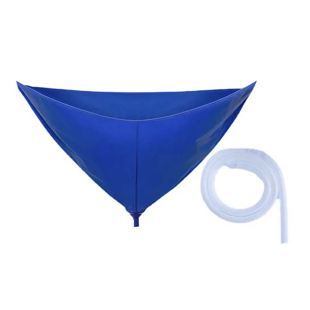 Air Conditioner Cleaning Cover Reusable Funnel Shape Split AC Cleaning Bag With Water Pipe Wall Mounted Service Bag For AC Units