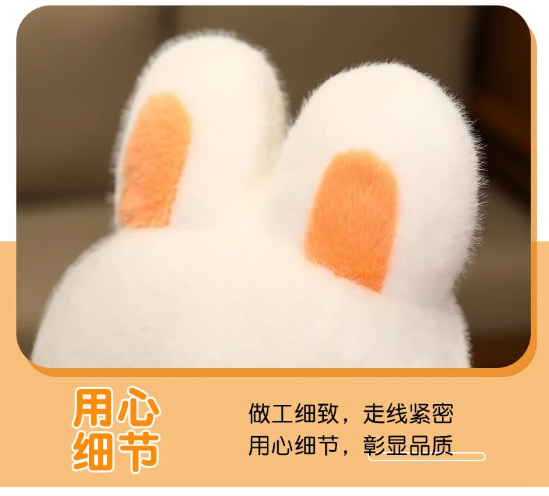 26-50cm Kawaii Carrot Rabbit Plush Toy Stuffed Creative Baby Cuddly Bunny Plushie Doll For Kids Girls Lovely Birthday Gift