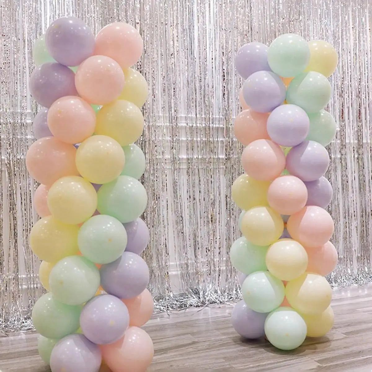 2 Set 120CM Four Pillar Balloon Bracket Balloon Table Float Party Decoration Center Decoration Multiple Table Floa