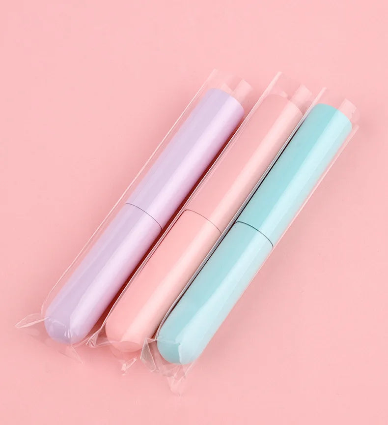 Upgrade Silica Gel Lip Brush with Cover Portable Lipstick Brush Macaron Color Mini Makeup Brush  Crease Concealer Makeup Tool