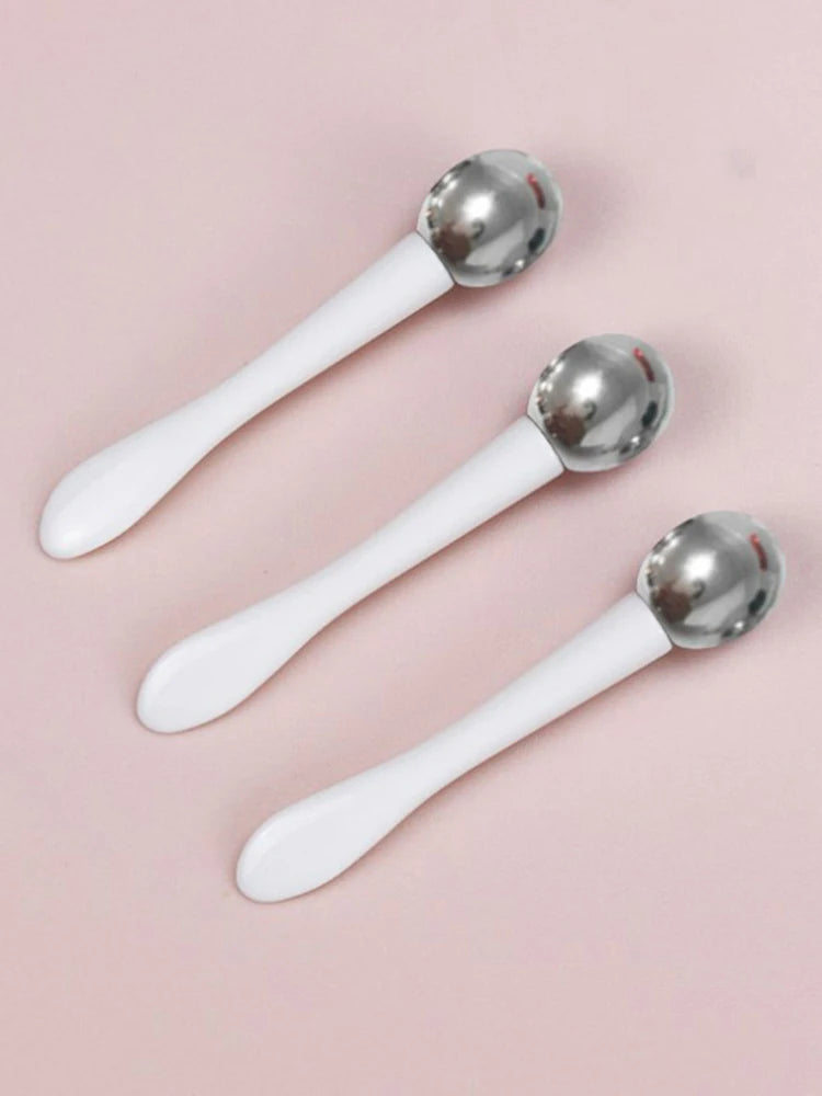 1pc Eye Roller Massage Stick Eye Cream Applicator Cosmetic Spatula Anti Wrinkle Facial Spoon Gold Alloy Face Thin Skin Care Tool