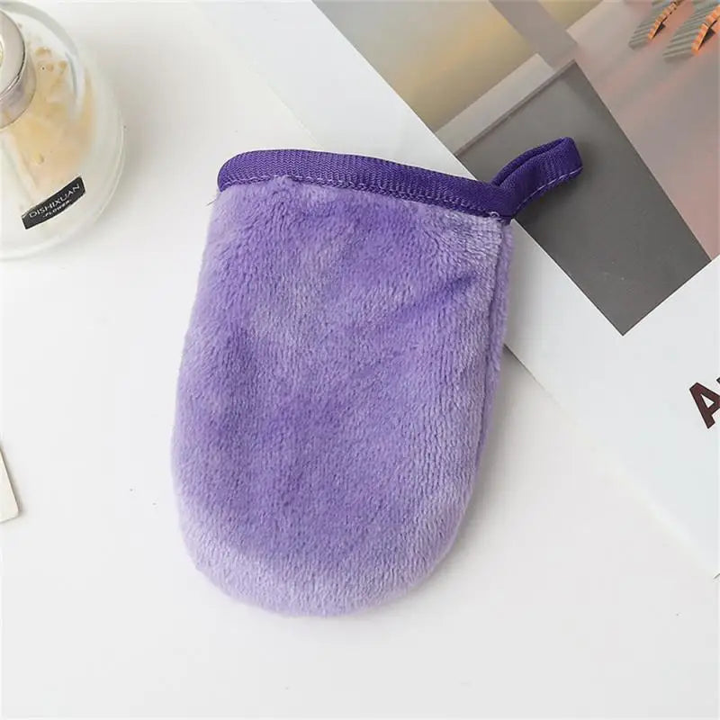 2/3PCS Face Deep Cleaning Pads Reusable Makeup Remover Glove Soft Microfiber Cleansing Makeup Removing Gloves Cleaning Towel