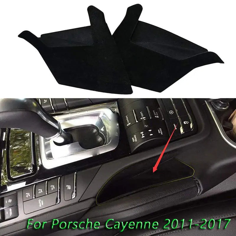 2Pcs Armrest Holder Gap Storage Box Car Organizer Container Pocket Interior Center Console For Porsche Cayenne 2011-2018 Holder