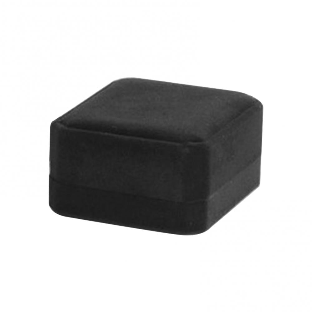 Rings Box Velvet Jewelry Box Display Holder Ring Earrings Necklace Bracelet Soft Organizer Case Wedding Jewelry Packaging Box