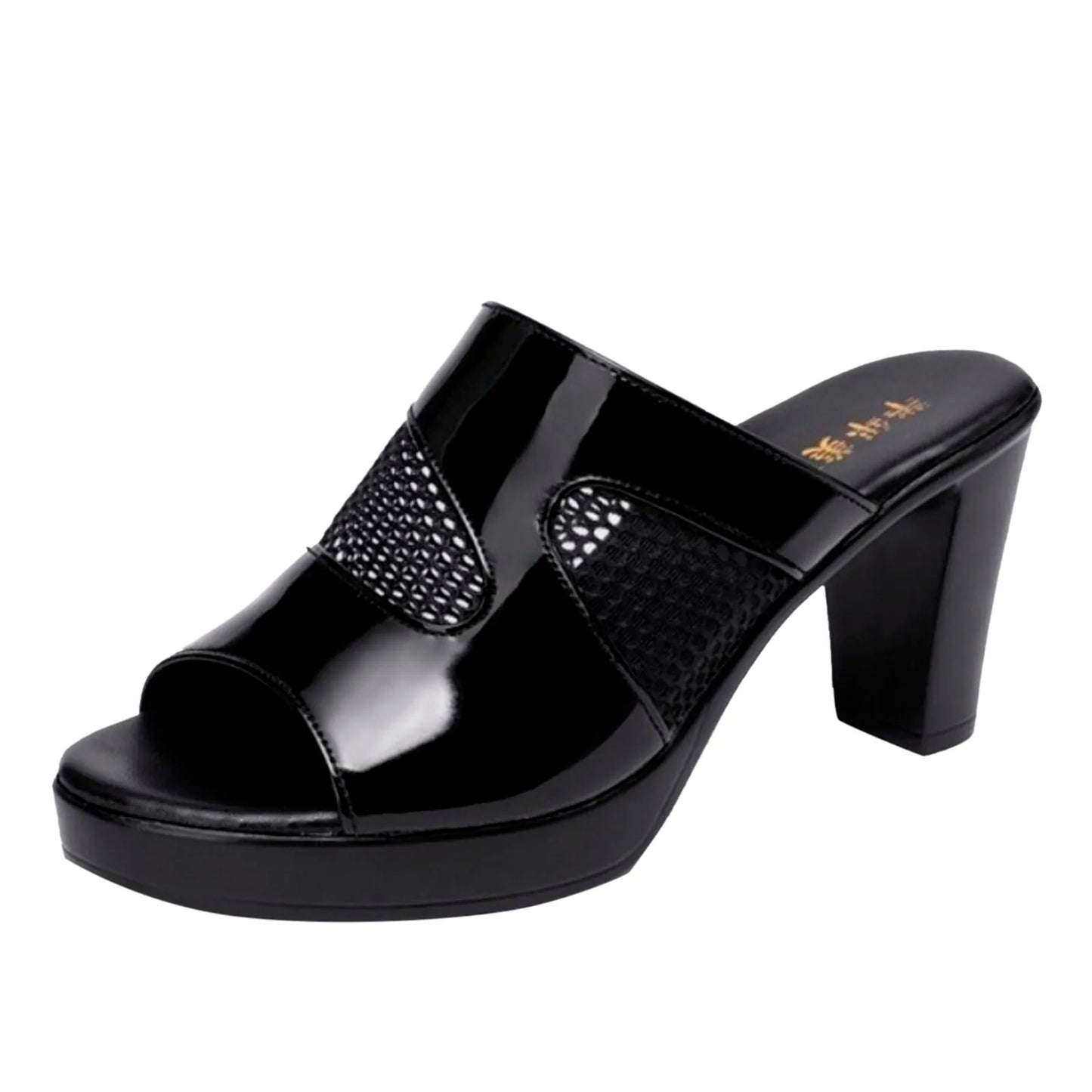 Summer New Thick Heeled Slippers Women Sexy High Heeled Sandals Fish Mouth Casual Women's Shoe Beachwear Open Toe Sandals Ladies