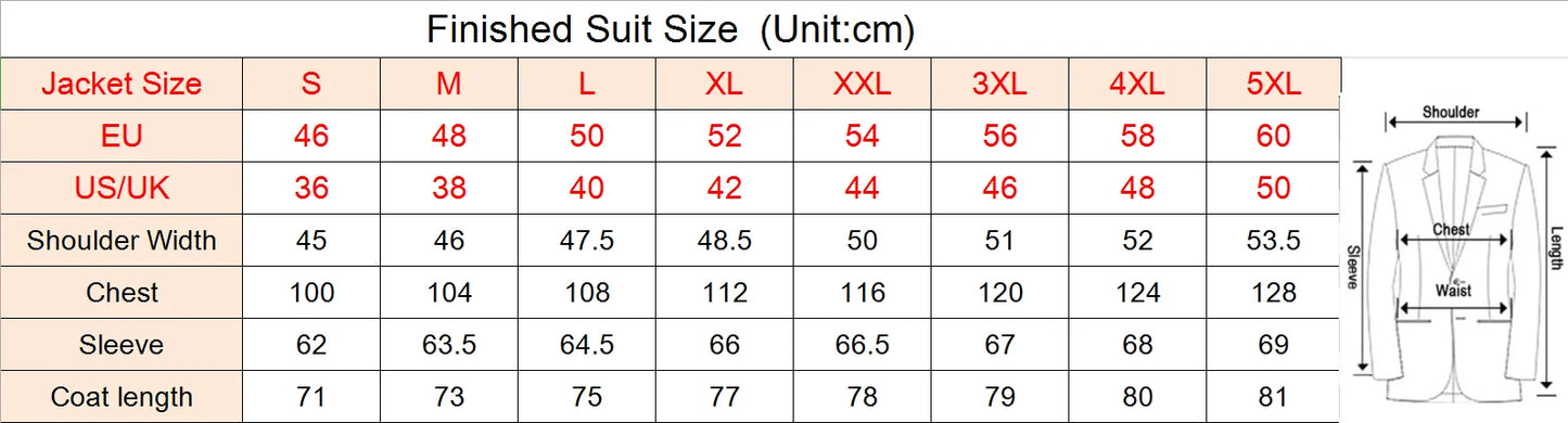 2024 Fashion New Men's Casual Boutique Slim Double Breasted Solid Color Business Wedding Suit Blazers Dress Jacket Coat