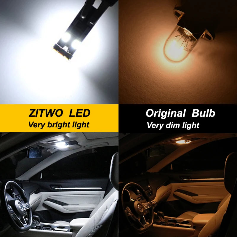 ZITWO Car LED Bulb Interior Indoor Light Kit For Mercedes Benz MB B Class W245 W246 B160 B180 B200 B220 B250 Map Dome Trunk Lamp