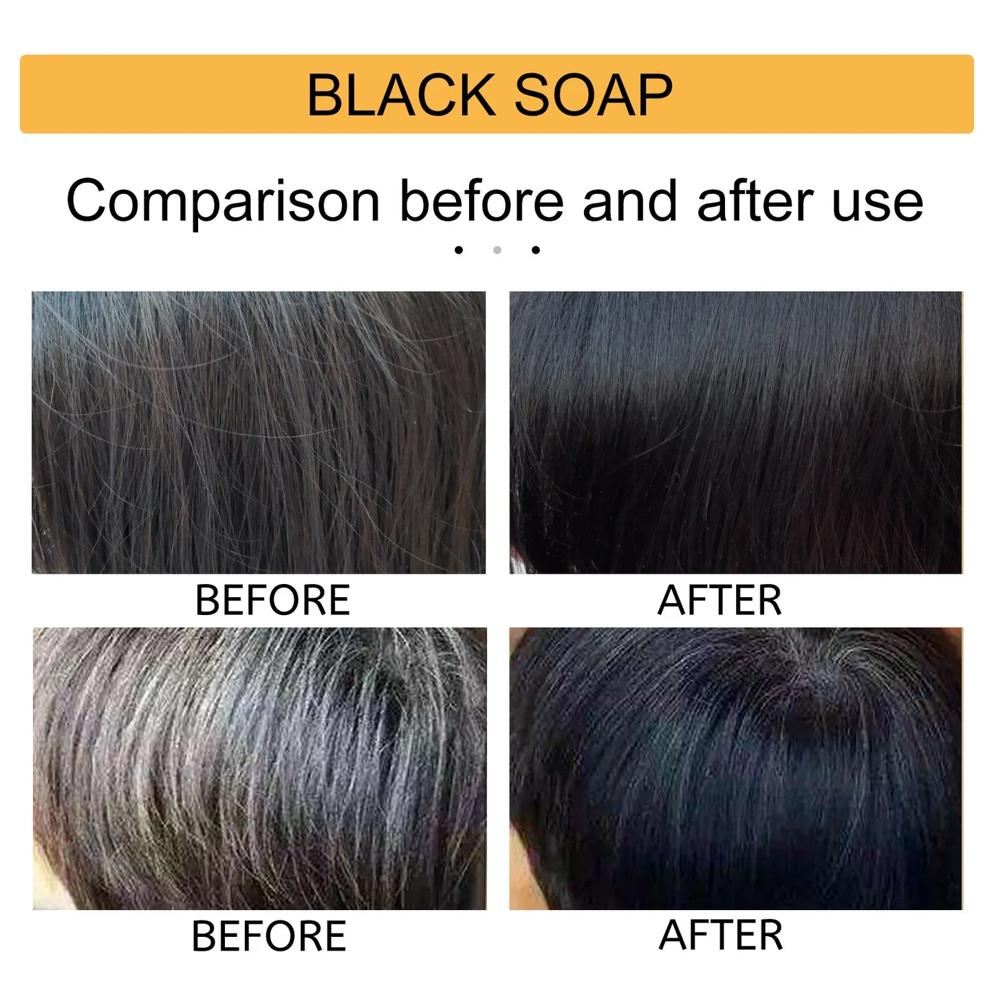 Grey Coverage Bar Shampoo Repair Gray White Hair Color Treatment Smoothing Nourishing Anti Dandruff Natural Hair Darkening Soap
