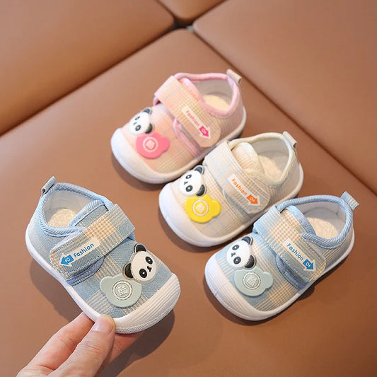Baby Casual Shoes Breathable Canvas Shoes Infant Baby Girls Boys Soft Bottom Anti Slip First Walkers Toddler Sneakers Prewalker