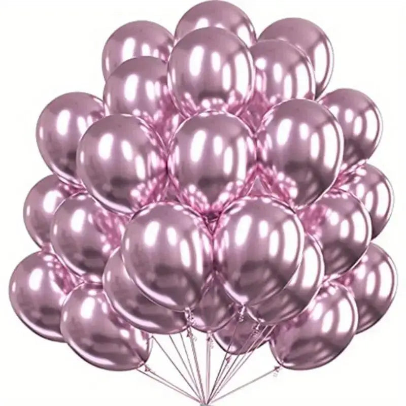 25pcs Latex Balloons Birthday Party Decoration Chrome Balloon Wedding Decor Baby Shower Globos Clear Air Balloons