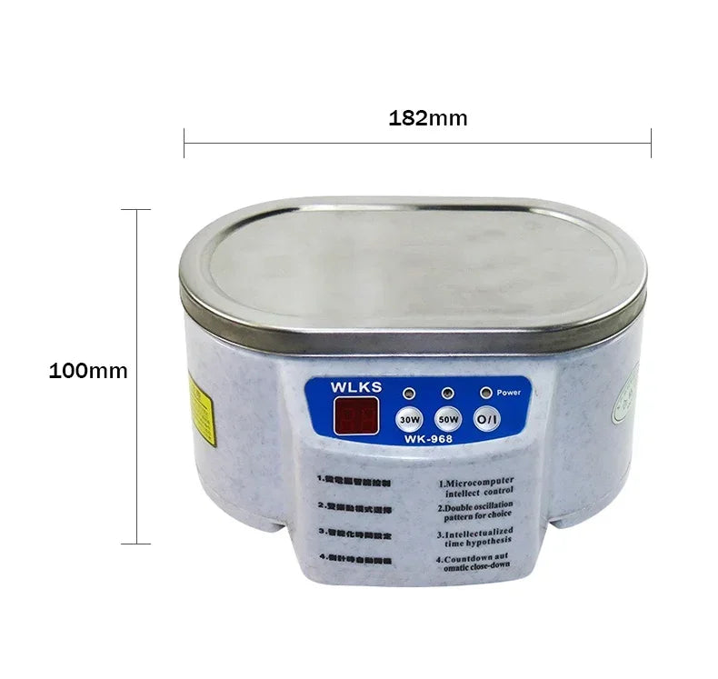 30/50W Ultrasonic Cleaner Sonicator Bath 40Khz Degas For Home Watches Contact Lens Glasses Cleaner Machine Teeth Makeup Razor