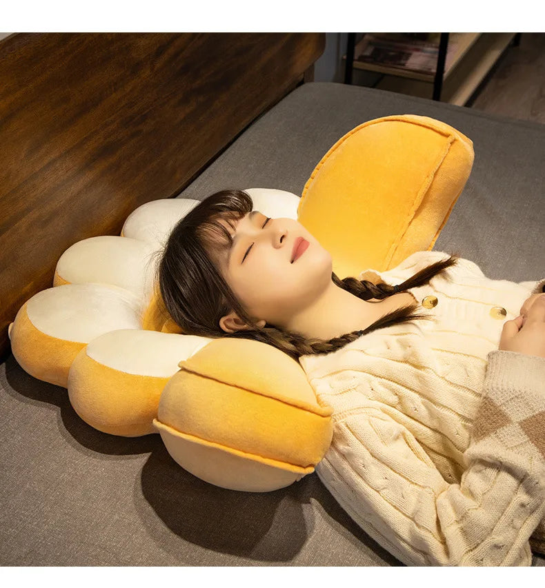 Bedside cushion pillow, office waist cushion, pillow, sleeping, reading, playing with mobile phone tools