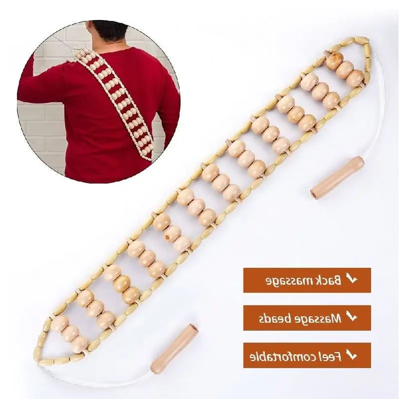 Wooden Massage Tools Lymphatic Massage Maderotherapy Anti-Cellulite Deep Tissue Body Massager Roller Wheel Wooden Massage Tools