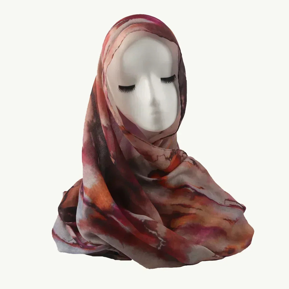 Hot-selling Muslim Premium Modal Ombre Hijab Tudung Cotton Watercolour  Modal Shawl Hijab Muslim Women Scarf 180*80cm