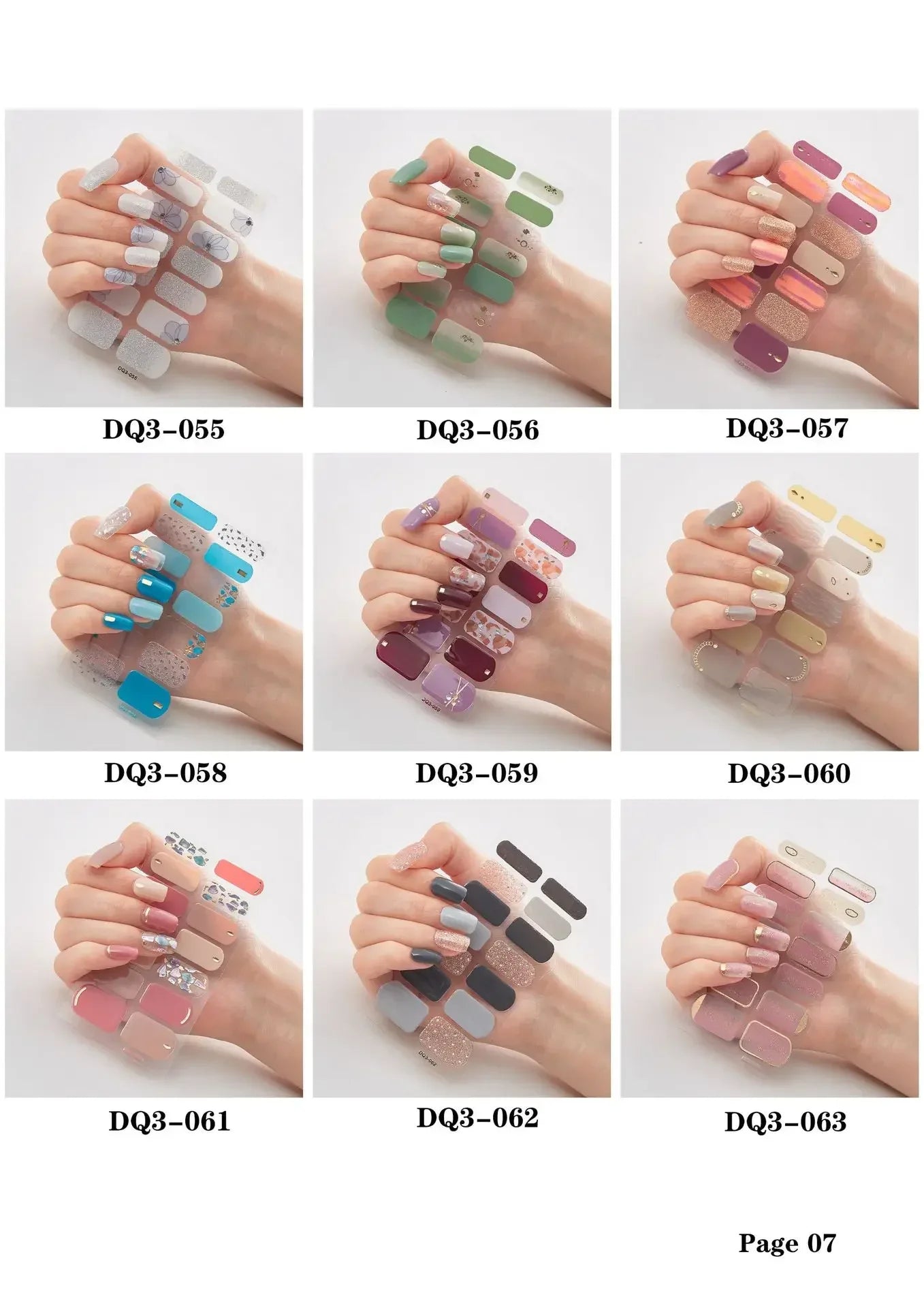 Semi Cured Gel Nails Art Stickers Fashion Solid Color Manicure Decal UV LED Lamp Need Gel Nail Decals Nail Sticker Decoration