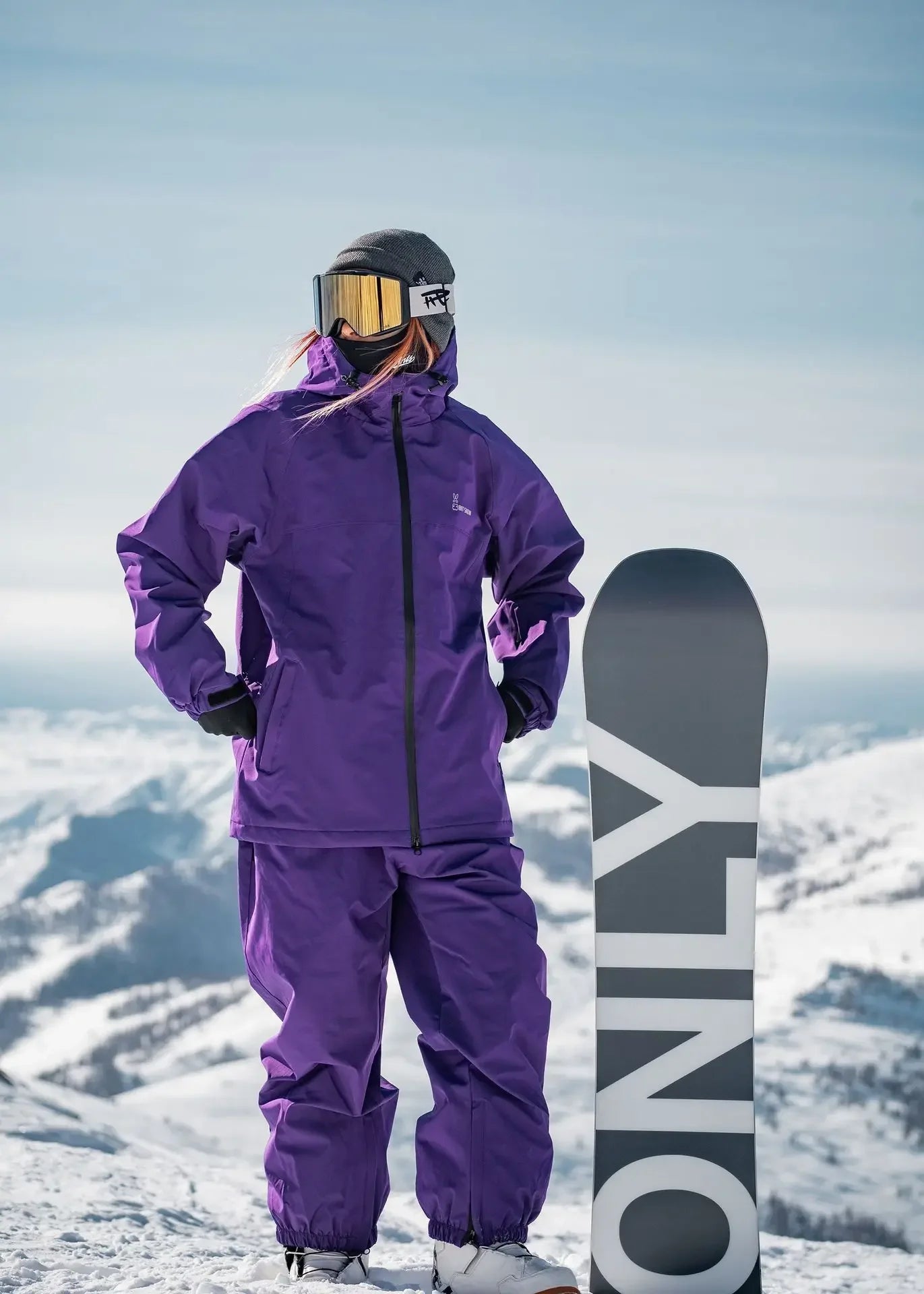 2024 Winter Oversized Woman Ski Suit Set Women Snowboarding Set Female Outdoor Snowsuit Waterproof Windproof Skiing Jacket Set