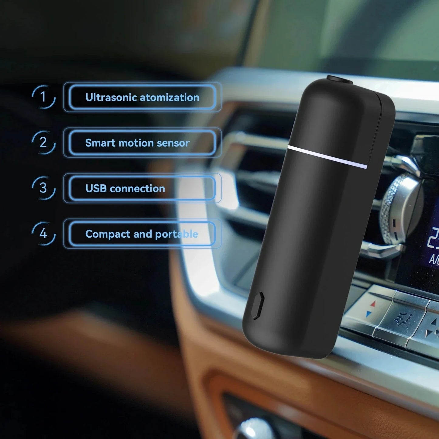 Auto Flavoring For Cars Air Freshener Essential Oils Diffuser Smell Distributor Car Perfume Vent Clip Six Scent Small Gifts