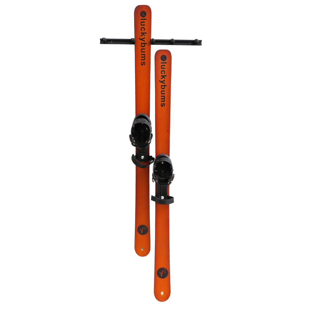 Ski Hanger Wall or Floor Ski Storage Rack Adjustable Spacing Wall Mounted Rack for  for Home and Garage Storage