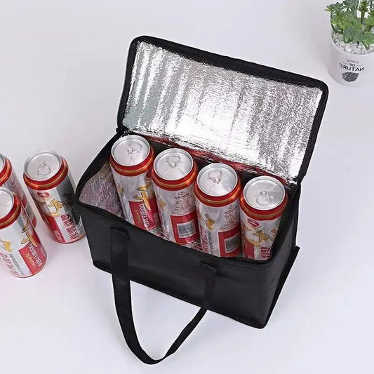 Portable Lunch Cooler Bag Folding Insulation Picnic Ice Pack Food Thermal Bag Drink Carrier Insulated Bags Food Delivery Bag