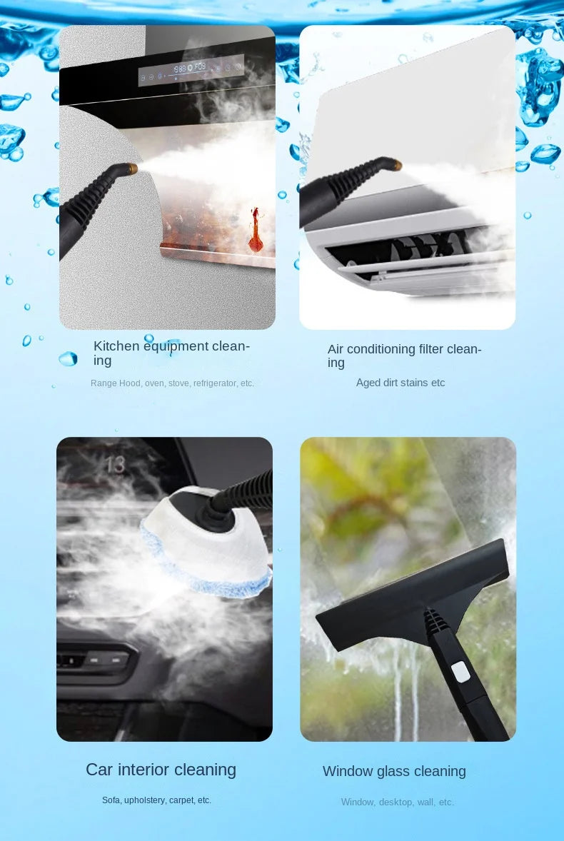 2600W High Temperature Steam Cleaner Portable Sterilization Pressure Washer Machine for Home Car Kitchen Air Conditionerg EU/US