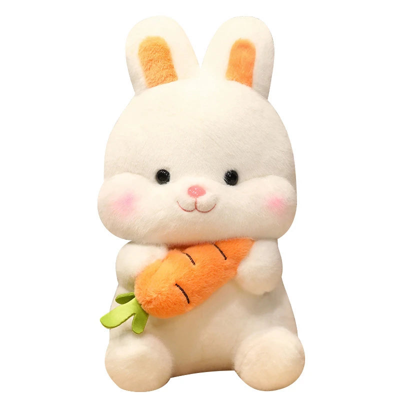 26-50cm Kawaii Carrot Rabbit Plush Toy Stuffed Creative Baby Cuddly Bunny Plushie Doll For Kids Girls Lovely Birthday Gift