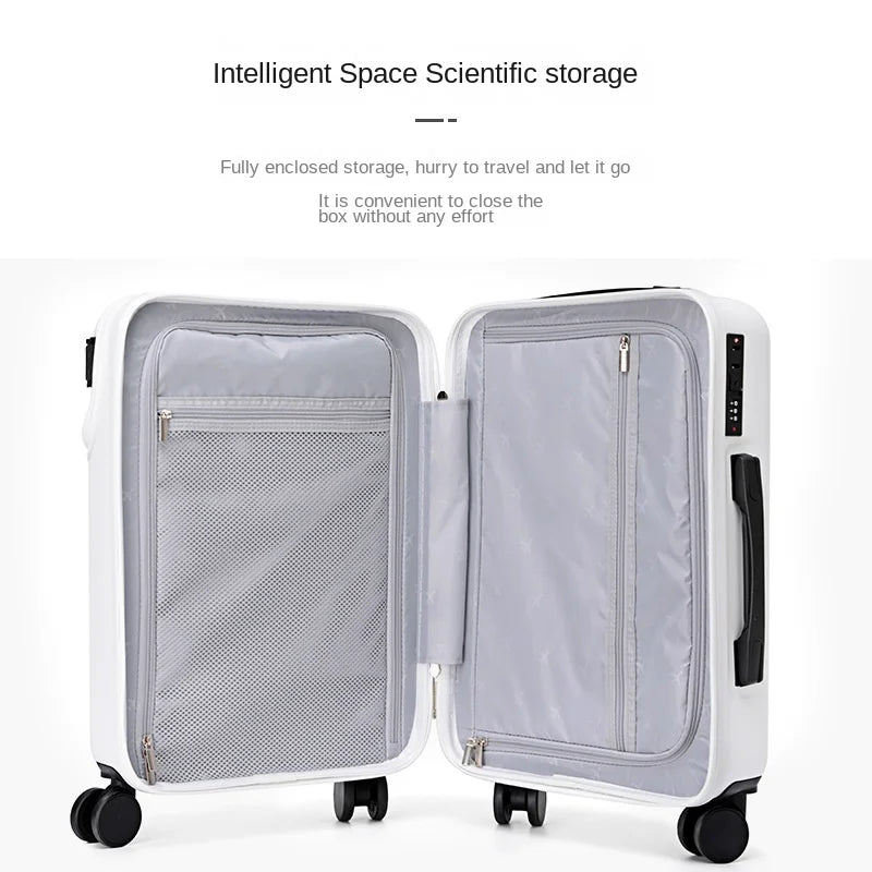 Travel Suitcase Carry on Luggage Cabin Rolling Luggage Trolley Password Suitcase Bag with Wheels Business Lightweight Luggage