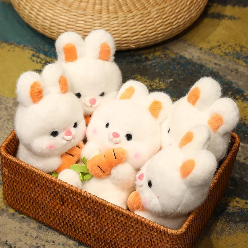 26-50cm Kawaii Carrot Rabbit Plush Toy Stuffed Creative Baby Cuddly Bunny Plushie Doll For Kids Girls Lovely Birthday Gift