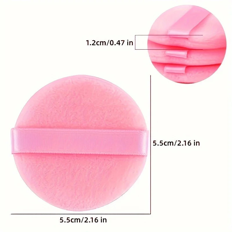 18pcs Mix Pack Heart Cosmetic Powder Puffs Triangle Makeup Puff Reusable Soft Sponge Face Body Loose Powder Wet Dry Makeup Tool