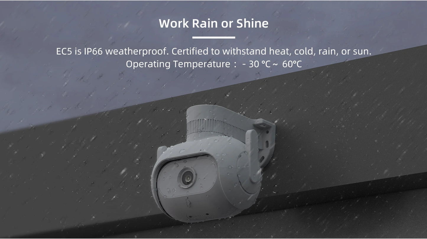 IMILAB Global Wifi Smart Outdoor Camera EC5 EC3 lite 2K Video Surveillance Floodlight Night Vision 360° Tracking For Mi Home APP