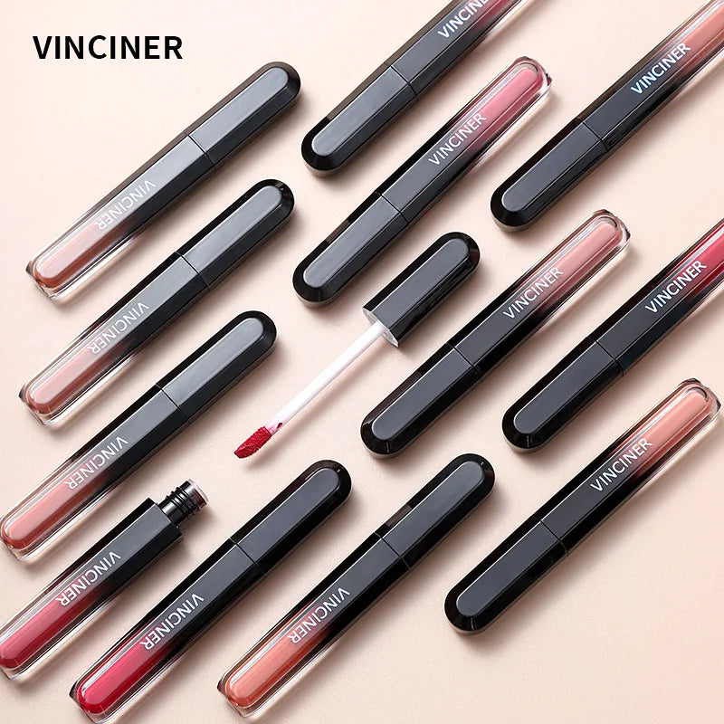 VINCINER 12 Color Matte Lip Gloss Velvet Texture Waterproof Lasting No Fading Fashion Liquid Lipstick Easy To Apply Cosmetics 2g