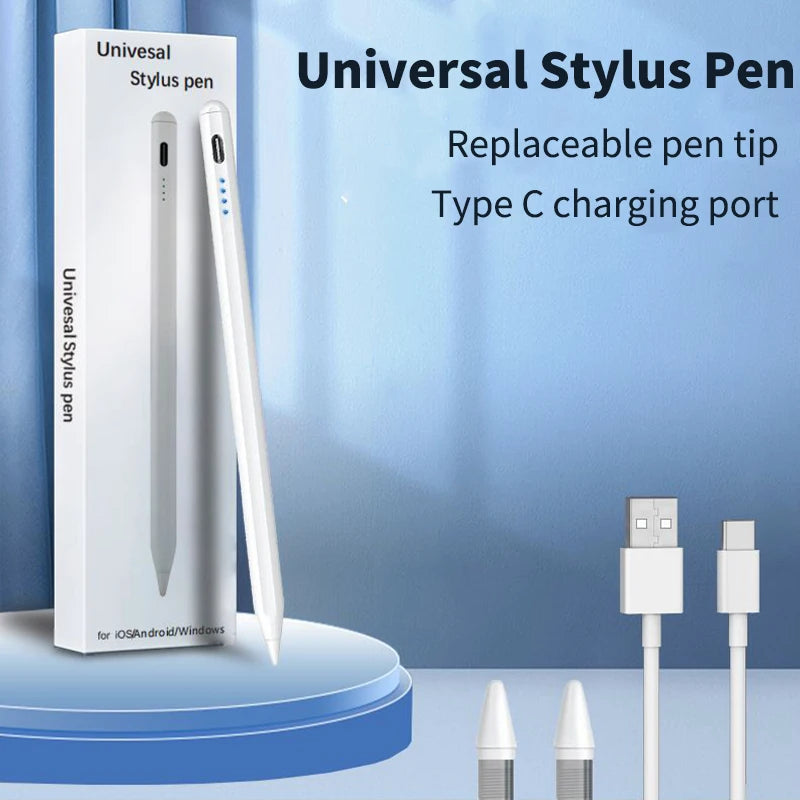 Universal Stylus Pen For Android/iOS/Windows Touch Screen Capacitive Pen Rechargeable Tilt iPad Stylus Pen For Phone Tablet