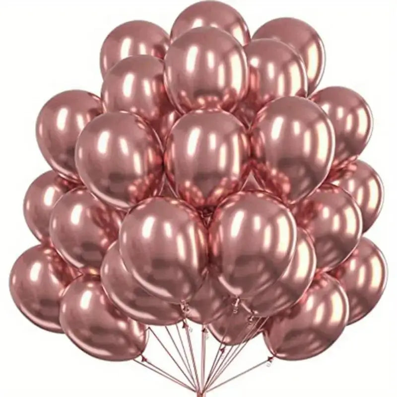 25pcs Latex Balloons Birthday Party Decoration Chrome Balloon Wedding Decor Baby Shower Globos Clear Air Balloons