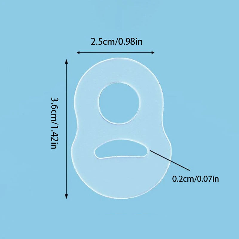 5Pcs Silicone Ingrown Correction Invisible Ingrown Toe Nail Elastic Straighter Clip Brace Pedicure Foot Care Protector