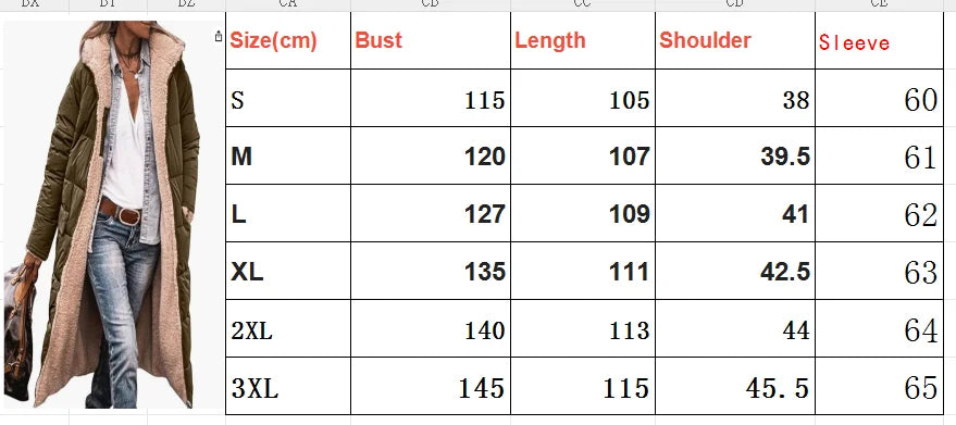 Women's 2023 Warm Winter Coats Reversible Sherpa Fleece Long Hooded Puffer Jackets Outerwear