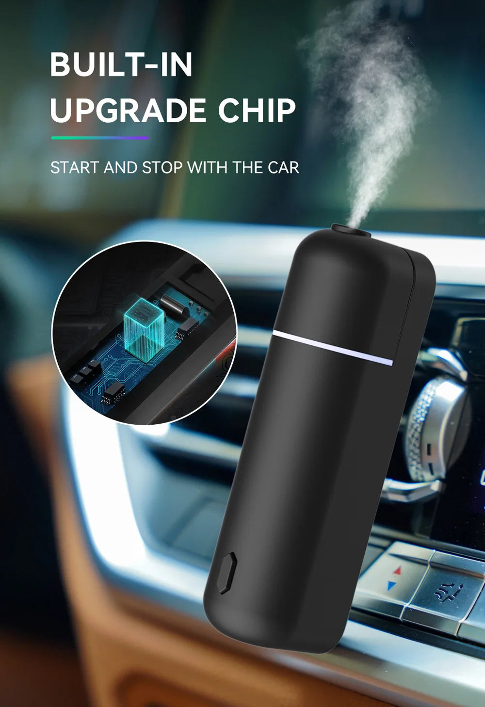 Auto Flavoring For Cars Air Freshener Essential Oils Diffuser Smell Distributor Car Perfume Vent Clip Six Scent Small Gifts