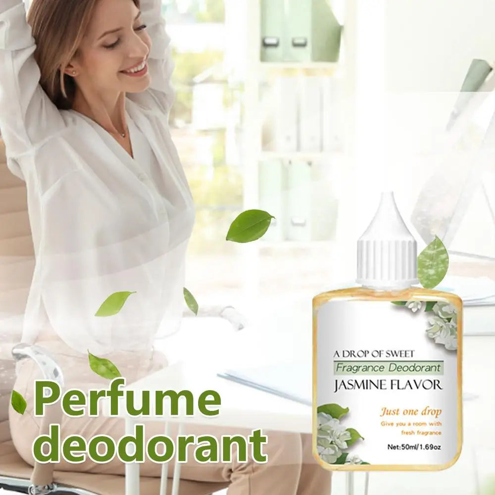 Jasmine Diffuser Natural Refreshing Jasmine Perfume Air Freshener 50ml Long-Lasting Fragrance, Aromatherapy Diffuser oil